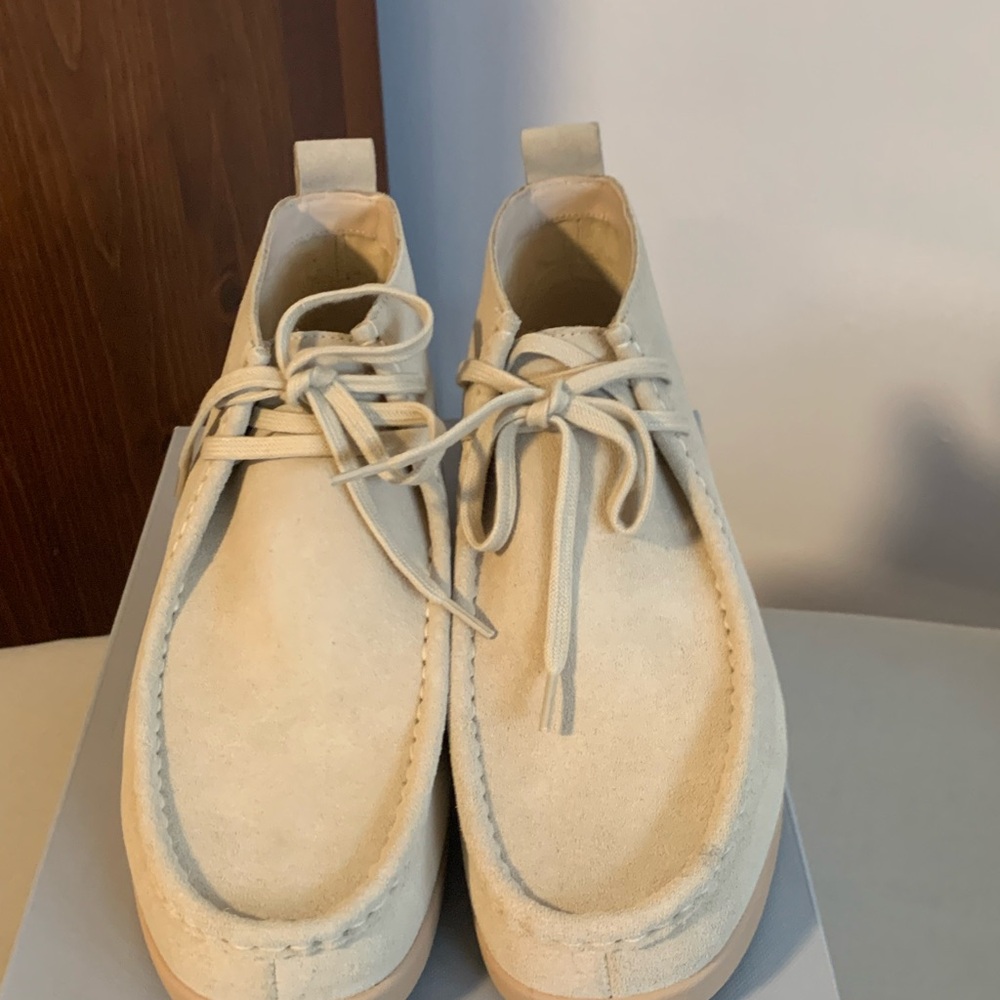 Suede lace up shoes from Everlane …size 8 never worn